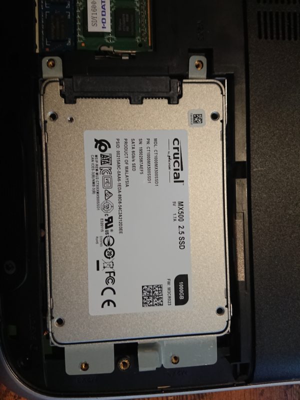 SSD入れ替え