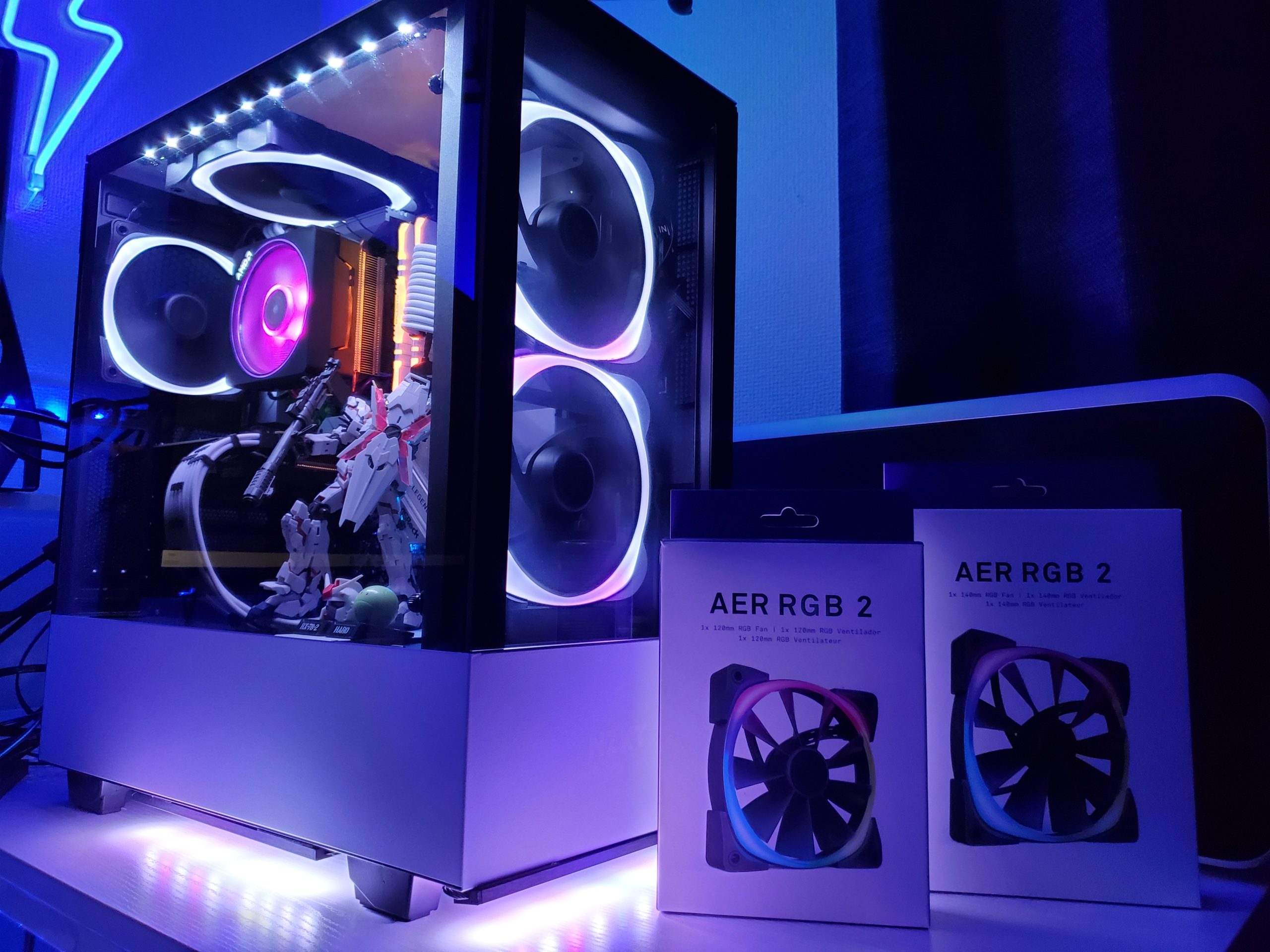 NZXT AER RGB2】配線＆取付徹底解説！PCファンのRGB配線＆取付け方法